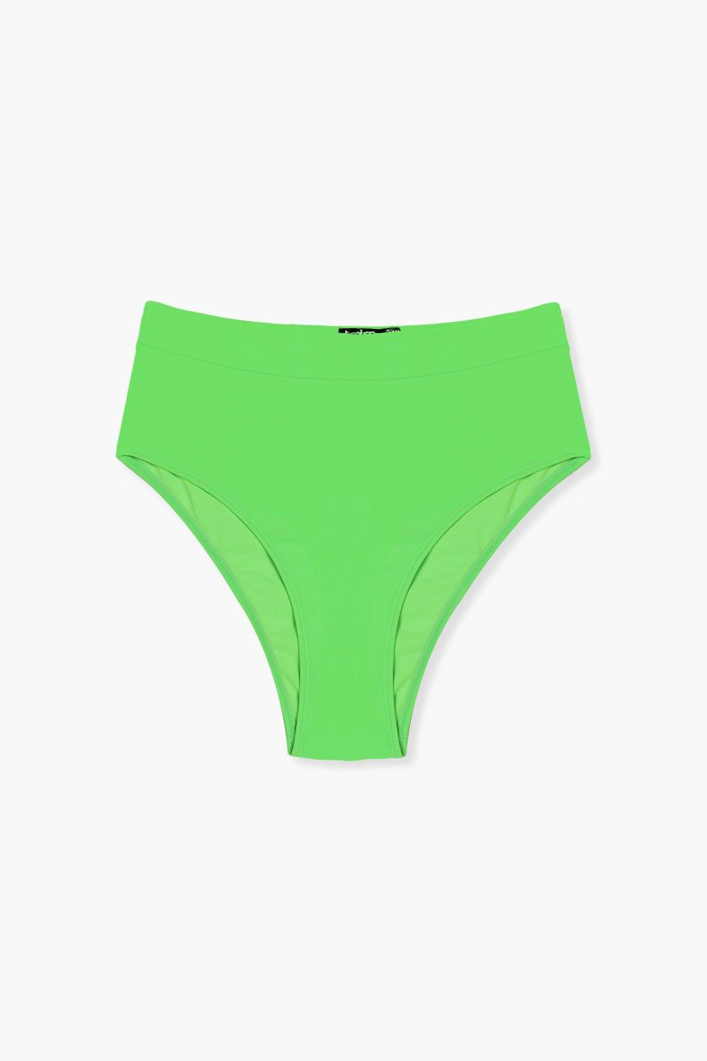 Boohoo neon hot sale green bikini